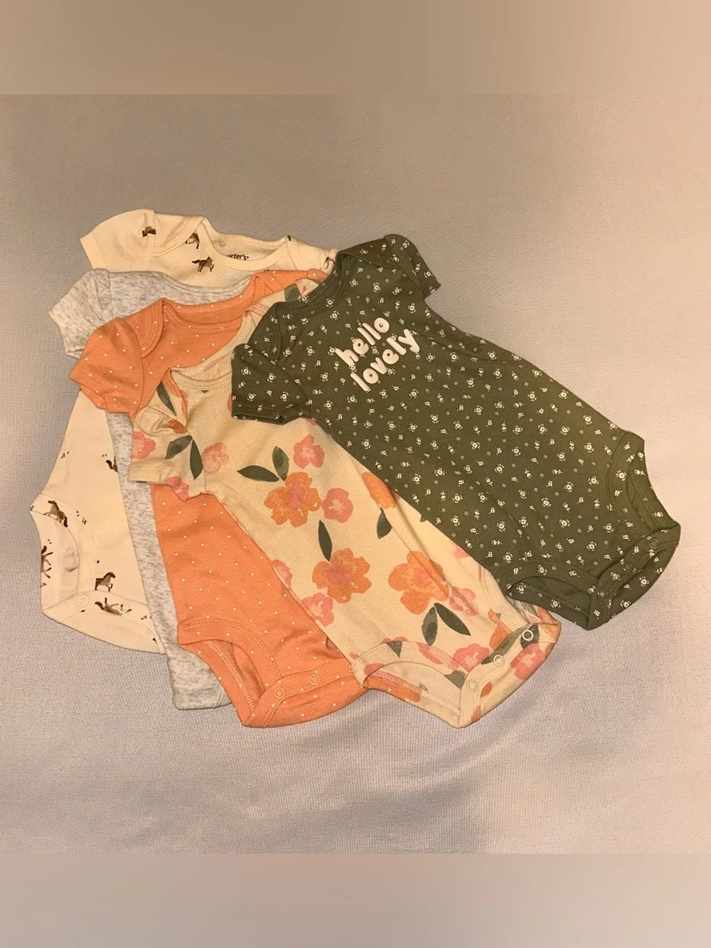 Carter's 5 Piece Bodysuits - 6 Months